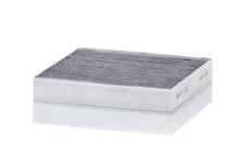 Behind the glove box MANN-FILTER CUK 18 009 filter, cabin air for KIA