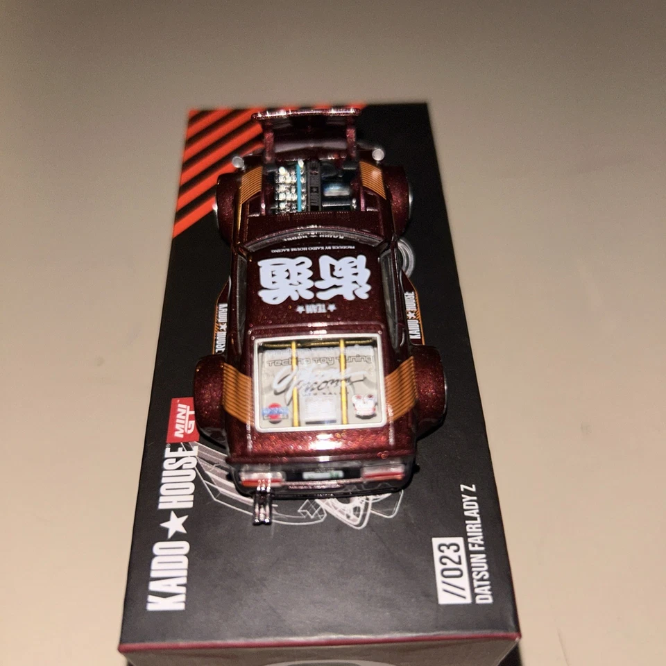 1/64 MINI GT KAIDO HOUSE Datsun Fairlady Z S30Z Amplia Especificación Rojo Oscuro SELLADO Foto 2 de 4