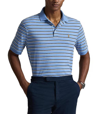 Polo Ralph Lauren Classic Fit Interlock Polo Shirt XXL Blue Mult