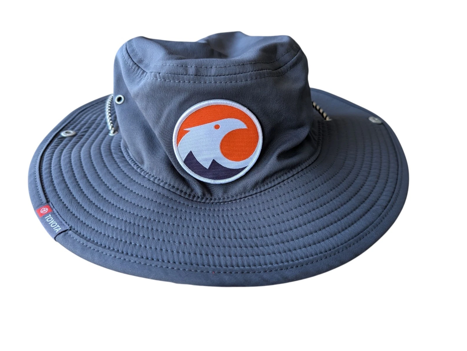 Palisades Tahoe Gray Boonie Outback Sun Hat With Chin Strap S Small