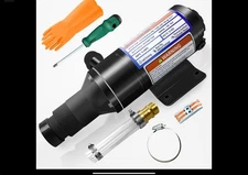 12V Macerator Pump Compatible with Jabsco 18590-2092, 12 GPM Waste Pump with Sel