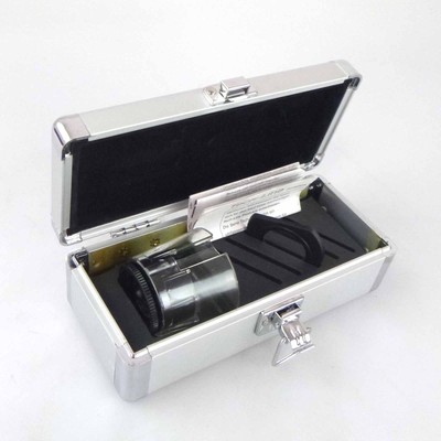 Swiss Set Standing Magnifier Tech-Line Vario-Focus 8x Original Packaging