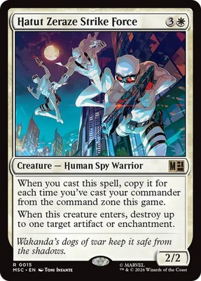 MSC COMMANDER MSH Marvel Super Heroes MTG Superhelden Karte Auswahl Multibuy