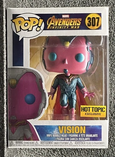 Funko Pop! Avengers Infinit War Hot Topic Exclusive - Vision 307 In Protector