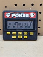 Radica 1314 Pocket Poker Pocket Draw And Deuces Handheld Poker Tested Working