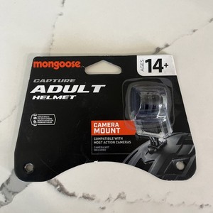 MONGOOSE Camera Mount for helmet for Most Action Cameras Adult Ages 14+  NEW!!