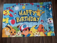 pokemon happy birthday banner 3’x5’