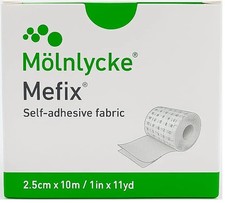 2 X Mefix Dressing Retention Tape 2.5cm x 10m