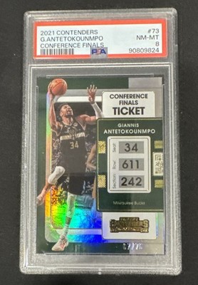 2021-22 Panini Contenders - Giannis Antetokounmpo #67/75