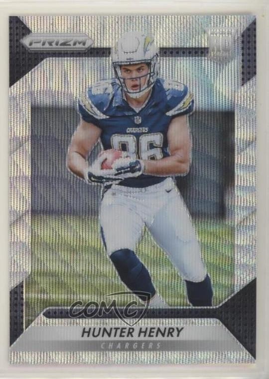 2016 Panini Prizm Rookie Blue Wave Prizm 25/149 Hunter Henry #262 Rookie RC kt4