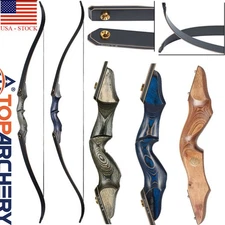 30-50lbs Right Hand 60" Takedown Recurve Bow Archery for Adult Hunting Shooting