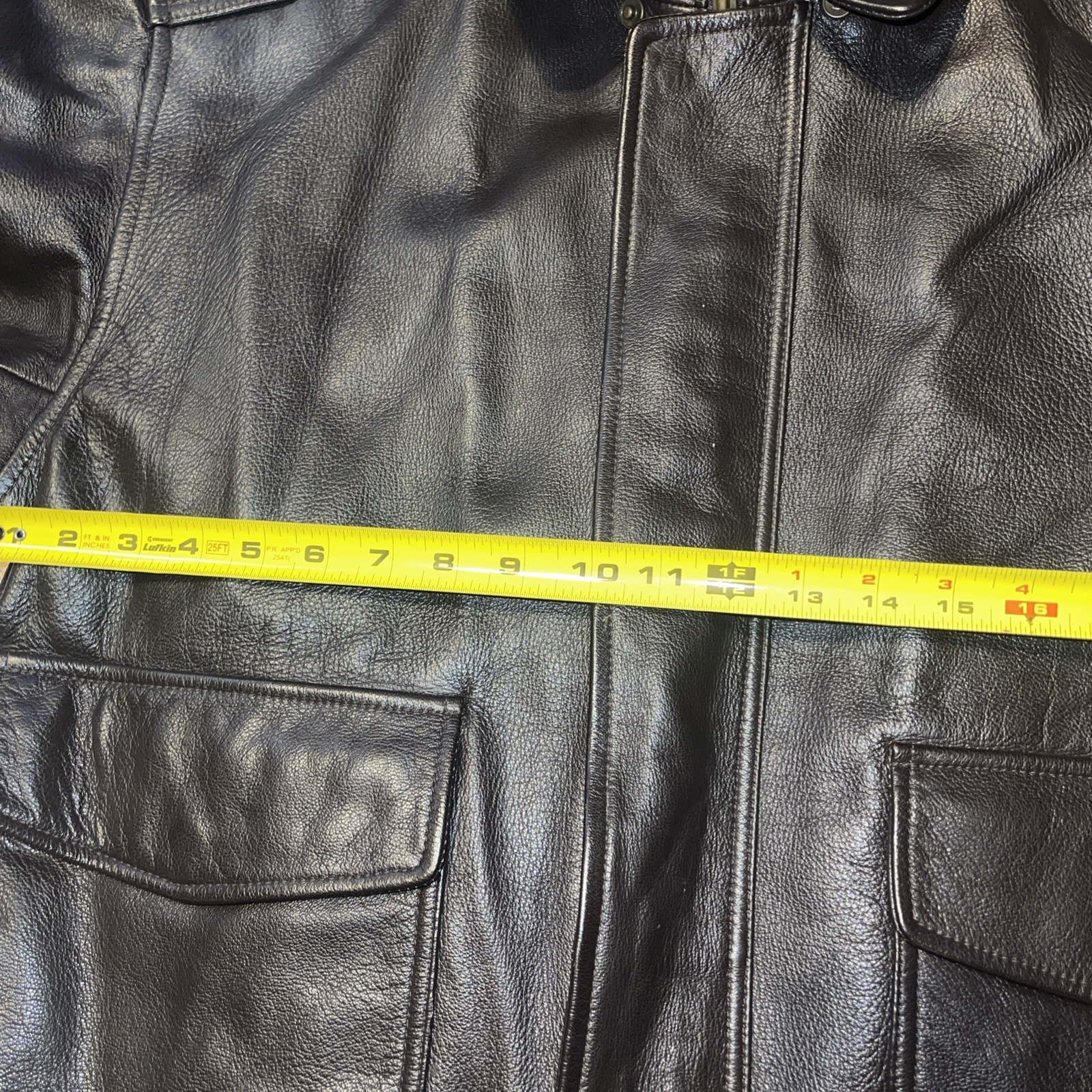 LL BEAN BROWN GOATSKIN LEATHER A-2 BOMBER FLIGHT JACKET L PILOT AVIATOR COAT image 10