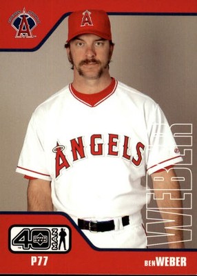 2002 Upper Deck 40-Man Baseball Card #19 Ben Weber
