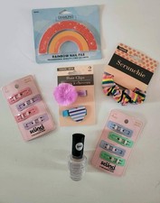 Girls Scunci, Scrunchie,  Unbranded Hair Accessory  Nail 6 Piece Set