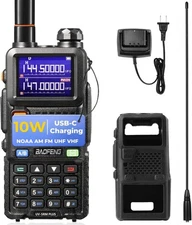 Baofeng UV-5RM Plus 10W Dual Band | Airband | NOAA | 2500mAh | Chirp Program