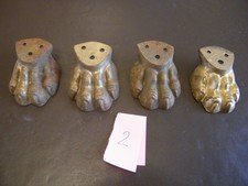Set of 4 Antique Large Cast