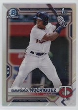 2021 Bowman Chrome Prospects Refractor 13/499 Emmanuel Rodriguez #BCP-207 1j2