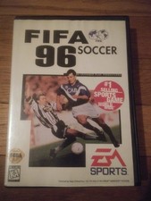 FIFA 96 Soccer Game & Case (Sega Genesis, 1995) EA Sports Tested And Working