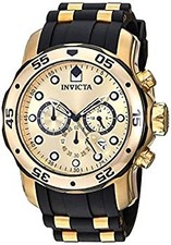 Invicta Men s 17885 Pro Diver Black Quartz Watch Analog From Japan
