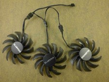 Set of 3 Fan Cooler Fan For Gigabyte GTX 960 GTX 970 GTX 980 PLD08010S12HH 75mm