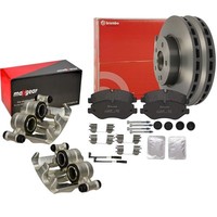 Brembo Bremsscheiben 300Mm BeläGe Wako + Bremssattel Satz Vorne FüR Vito W447