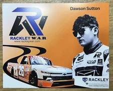 Dawson Sutton NEW 2025 NASCAR Bristol Postcards Tennessee Vols