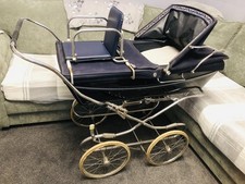 Kensington Silver Cross Pram. With Toddler Seat
