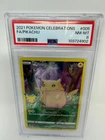 Pokemon Pikachu #5 Pokemon Celebrations PSA 8