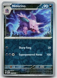 Nidorino 033/165 Reverse Holo - Scarlet & Violet 151