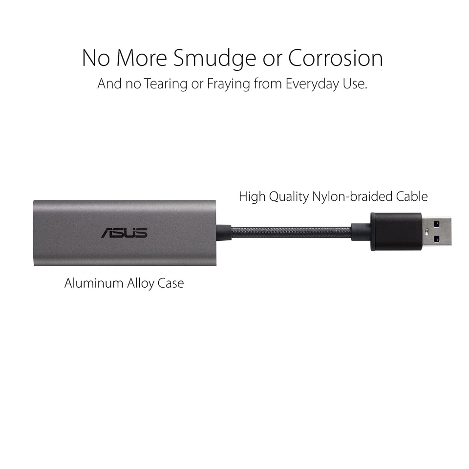 ASUS USB C2500 Adapter 25Gbps Fast Networking USB 3.0 for Mac Windows Linux - Image 4 of 4