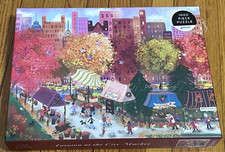 Galison - Autumn At The City Market - 1000 Piece Jigsaw Puzzle