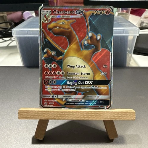 Pokemon - Charizard GX SM60 - Sun & Moon Full Art Black Star Promo Holo (2017)