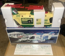 2001 hess helicopter with motorcycle and cruiser