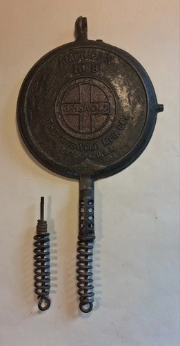 Griswold Cast Iron No 8 Waffle Maker  part 885 extra handle