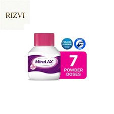 MiraLAX Laxative Powder for Gentle Constipation Relief, 7 Doses