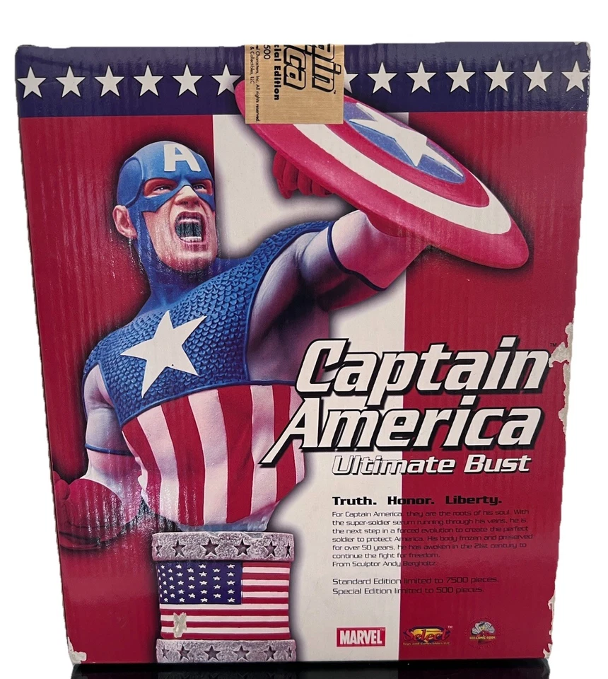 Marvel Capitán América Ultimate Bust - Edición especial limitada a 500 Foto 3 de 4