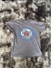 The Who Small Gray Graphic T-Shirt Official Band Logo
