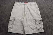 VTG Y2K Levi's Squad Cargo Shorts Men's 34x10 Beige Outdoor Grunge skater WEAR