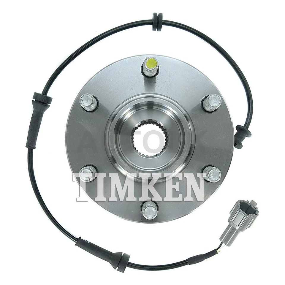 Conjunto de cubo e rolamento de roda Timken compatível com 2005 2006 2007 2008 Nissan Pathfinder - Imagem 3 de 4