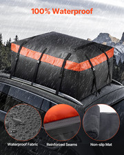 Extra Large Car Rooftop Cargo Carrier Bag 23 Cubic Feet - 840D PVC Waterproof Ca