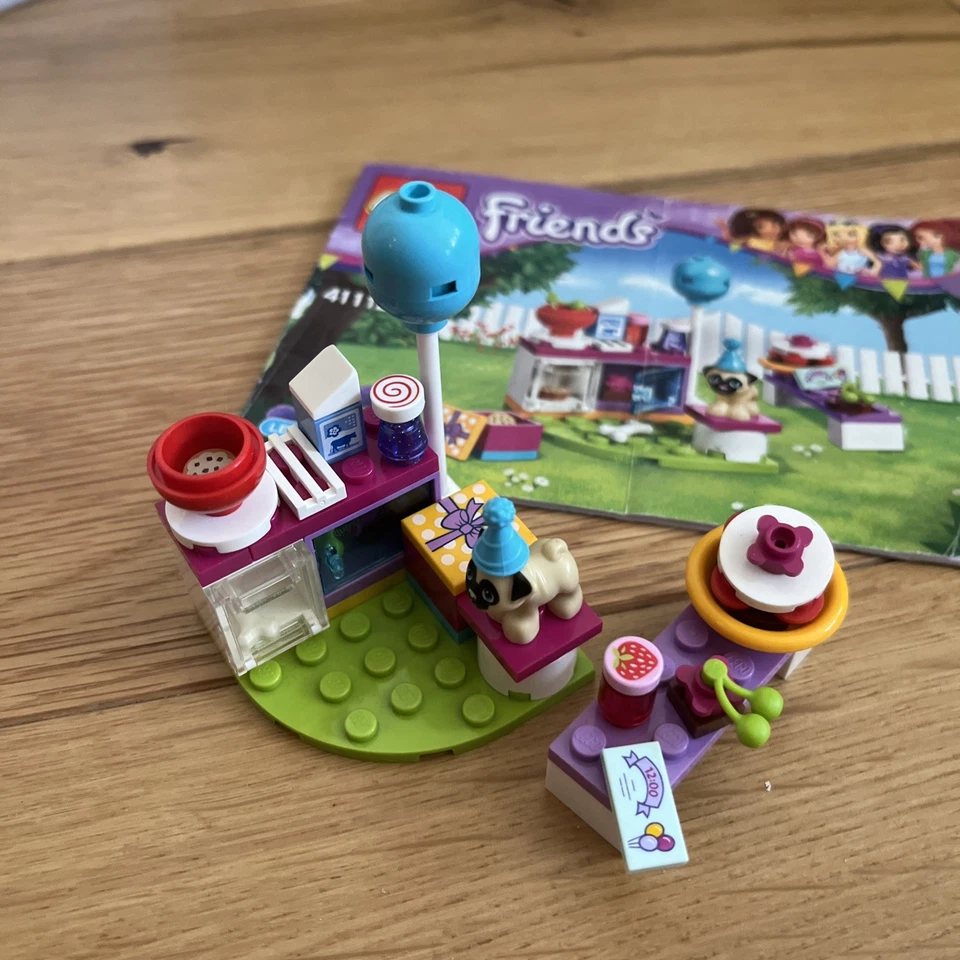 LEGO Friends 41112 Friends Party Cakes 100% Complete with Instructions - Image 2 of 4