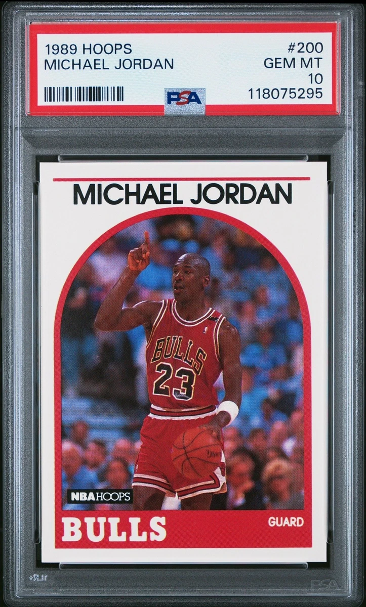 Michael Jordan Basketball Grade 10 1989-90 Season Sports Trading