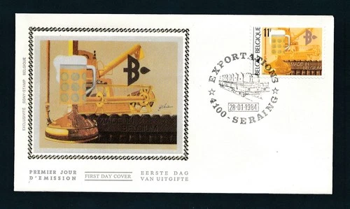 D481989 Belgium FDC Silk Cachet Made in Belgium Belgian Beer