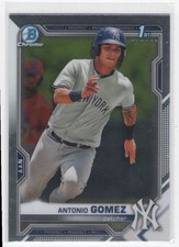 2021 Bowman Chrome Prospects 1st Antonio Gomez New York Yankees #BCP-82