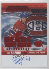 2019-20 Credentials Debut Ticket Access Autos Red 65/65 Nick Suzuki Auto 0an5