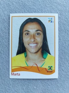 Panini Women's World Cup 2011 sticker no. 272 unpasted Marta (Brazil).