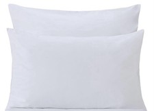 6xURBANARA Kissenbezug Perpignan,Weiß 50x75 cm, 100% Baumwolle