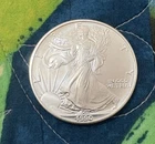 1990 U.S. Walking Liberty 1 OZ .999 FINE SILVER BU Coin 🔵🇺🇸⭐️