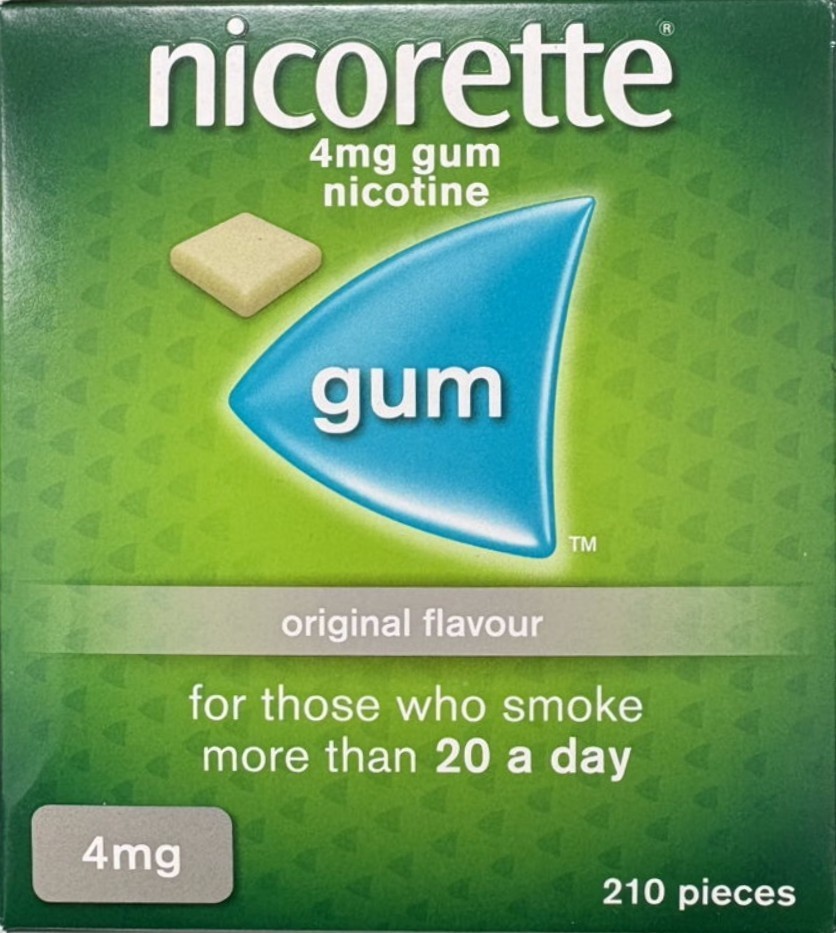 Nicorette Original Nicotine Gum 4mg x 210 - Image 8