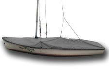 Coronado 15 Sailboat - Boat Mast Up Cover - Polyester Charcoal Gray - USA Made